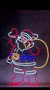 Watch Waving Santa Claus Light on Amazon Live