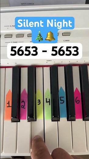 🎄 Silent Night – Easy Piano Tutorial for Beginners 🎹