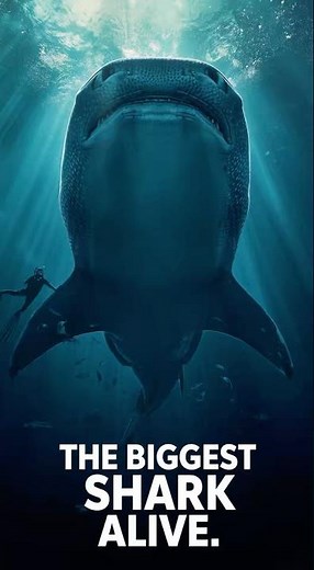 The BIGGEST Shark on Earth… and It Doesn’t Eat People 😱 #WhaleShark