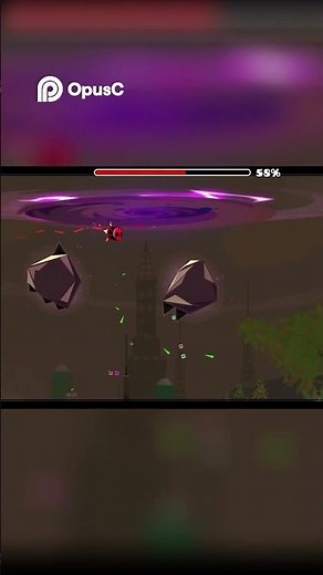 Short 5: Trying to beat SPACE INVADERS (By Subwoofer) in Geometry Dash.