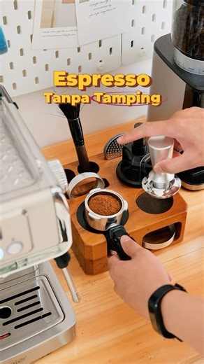 Bikin espresso tanpa tamping?