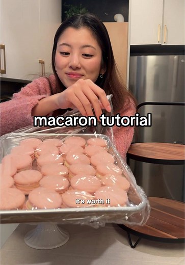 we’re finally putting this pastry education to use!!! HERES A MAC TUTORIAL Recipe is on my website. think I talk too fast? more detailed instructions are on substack
