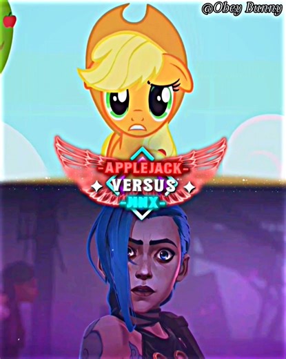 Applejack Vs Jinx #edit #wis #mlp #arcane #netflix #jinx