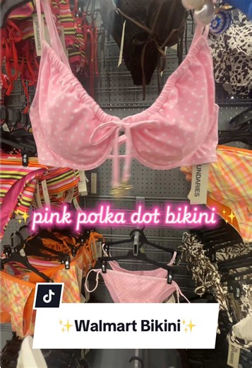 ✨Okay y’allI have found the ONE! 😍 I have my heart set on finding this pink polka dot bikini with bows from Walmart! They are starting to put out bathing suits && honestly it’s EXACTLY what I need to look forward to warmer weather while we are still unthawing from the ice 🤪! I can’t wait till they get more in!LOVE YOU, say it back! ✨#walmartfinds #walmart #bathingsuit #sunshine #pool
