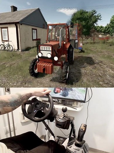 Vladimirec T25 Steering Wheel Thrustmaster Farmstick #dkgc #fs25 #farming #agriculture #logitech