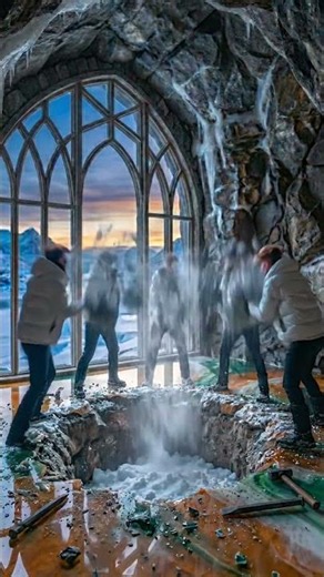The Ultimate Epoxy Floor: Giant Snowflake Aquarium Reveal!