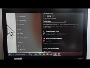 How To Enable & Disable Magnifier In LENOVO AIO M900Z