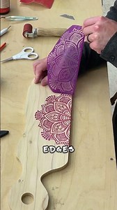 Custom Mandala Pine Board in Less Than 15 Mins 🔥