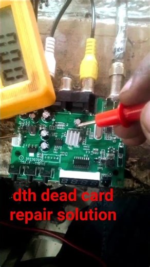 dth National dead card repair DD free Dish | how repair dd free dish card | #settopbox #electronic