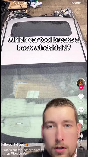 Breaking a Car Windshield Safely