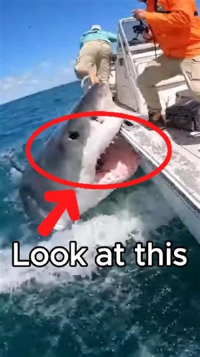 ANY MEDIA on Instagram: "Terrifying GoPro Footage Great White Shark Attacks Fishing Boat Florida Atlantic coast U.S - May 08, 2025 What begins as a calm and peaceful fishing trip instantly turns into a nightmare on open water when a massive great white shark approaches a small fishing boat captured in chilling detail by a GoPro camera. The video opens under clear blue skies with gentle ocean waves rocking the boat as two anglers cast their lines. The mood is relaxed, with the rhythmic sound of w