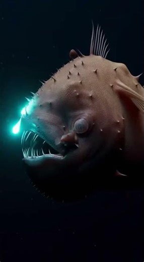 How Male Deep-sea Anglerfish use Their Glow to Find a Mate
