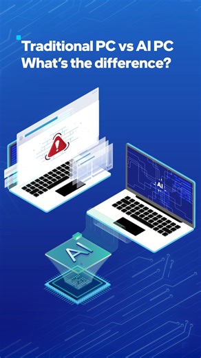 Your workday just got an upgrade. ✨ From back-to-back tabs to heavy apps, AI PCs powered by Intel® Core™ Ultra processors help everything run smoother. Curious what makes an AI PC different? Learn more here: http://ms.spr.ly/6189QuK3B. #Intel #IntelCoreUltraSeries3 | Intel