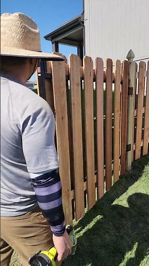Installing a Cedar Shadowbox Fence