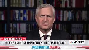 Jon Meacham on the final Biden-Trump debate: "One man was running for President of the United States. And the other man was auditioning for a show on FOX." Learn more: https://on.msnbc.com/3dNTEPV | The 11th Hour