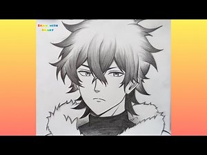 How to Draw Yuno Black Clover | Easy Step by Step | Anime | Yuno Black Clover Drawing| black clover