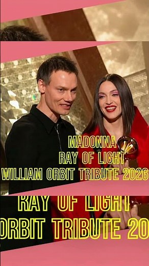madonna · RAY OF LIGHT · William Orbit Tribute 2026 Remix ... thank you for the music 💜💛🧡