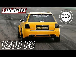 1200 PS Audi RS6 C5 Avant | V8 Single Turbo | Acceleration from 0-100 100-200 & 0-60 60-130 mph