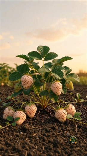 🍓 The Ghost Berry: Complete Life Cycle of a White Strawberry (Pineberry) 🌱 #Pineberry