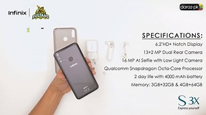 People have been loving the new Infinix #S3X so far! Check this unboxing video out to find what it packs within! Buy Now: https://bit.ly/2Ouah5i #ExpressYourself #InfinixPakistan | Infinix Mobile