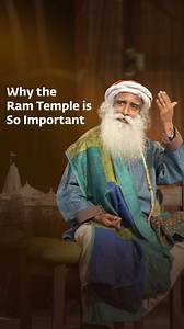 287K views · 6.7K reactions | Why the Ram Temple is So Important #Ram #Rama #RamMandir #RamTemple | Sadhguru | Facebook