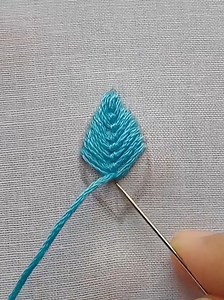 Learn How to Create Stunning Leaf Embroidery with this Fly Stitch Tutorial!