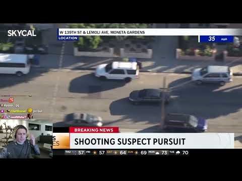 xQc gets mentioned By News Commentator During Speed Chase