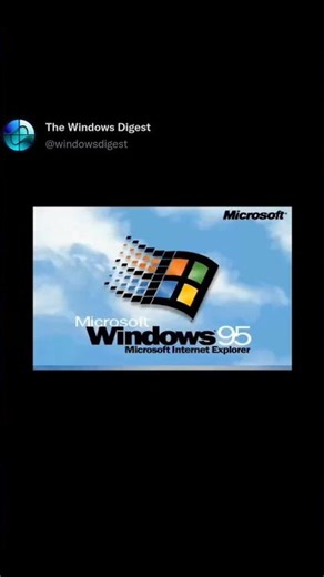 On August 24, 1995, Microsoft released Windows 95 for retail sale.#retro #nostalgia #windowsdigest