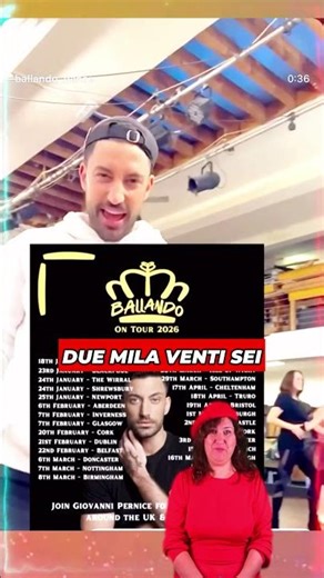 After Dancing, Giovanni Pernice goes to the UK!?