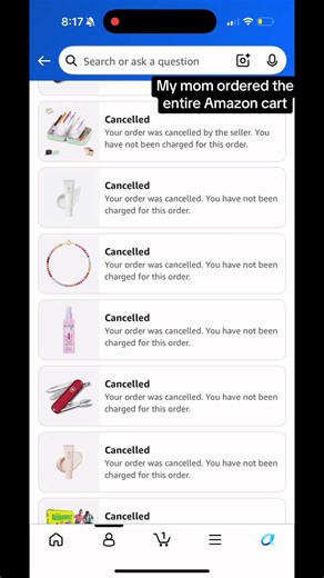 My Mom Ordered the Entire Amazon Cart — 57 Items Story
