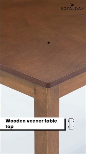 Royaloak Maple Wood Dining Table Set – 6 Seater