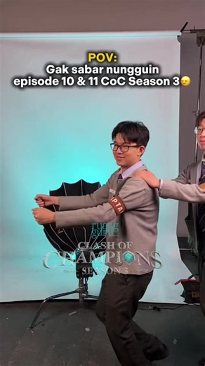 Siapa nih yang gak sabar juga nungguin episode 10 dan 11 Clash of Champions Season 3?🫣🤚🏻 Jangan lupa dukung dan tonton terus Clash of Champions Season 3 hanya di Aplikasi dan YouTube Ruangguru!✨ #ruangguru #clashofchampions #season3 #coc