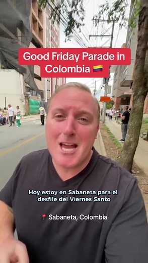 This is how Colombia 🇨🇴 celebrates Good Friday. Today I explore the Good Friday parade in Sabaneta, a town just 20 minutes from Medellin 🥰 #goodfriday #medellín #sabaneta #colombia #medellincolombia