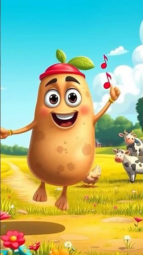 "Potato Dance Party! 🥔💃 Funny Moves for Kids | Chutti Times Shorts"