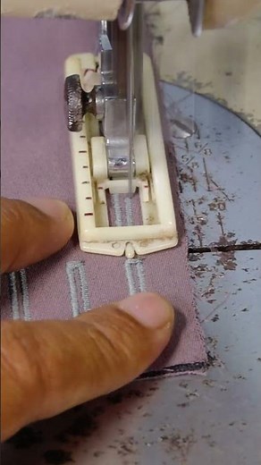 sewing technique using a hemmingfoot 23