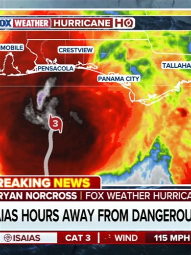 EXCLUSIVE ANALYSIS 🌀: Just hours from landfall along the U.S. Gulf Coast, Hurricane Isaias continues to evolve. FOX Weather Hurricane Specialist Bryan Norcross analyzes the altering upper-level wind shear and the severe thunderstorms developing in its outer bands that could spawn tropical tornadoes. #foxweather #weather #isaias #gulf #florida #us #weathernews #forecast #hurricanes #flood #tornado #stormsurge #alabama #louisiana #mississippi #rain