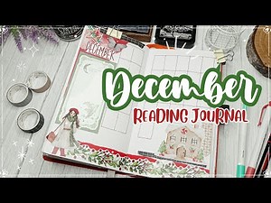 December Reading Journal Setup🎄Cozy Christmas Theme 🧣 Plan with Me