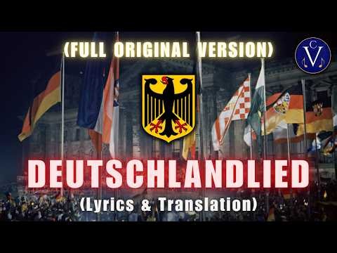 "Das Lied der Deutschen" (Deutschlandlied) | Full Original Version (1841) | German & English Lyrics