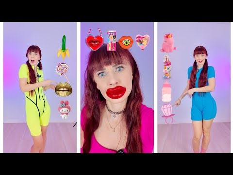 Ultimate ASMR Compilation: Giant Chocolate & Jelly Banana Lollipops!