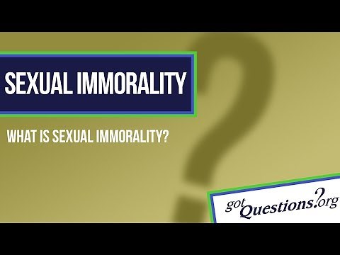 What is sexual immorality?