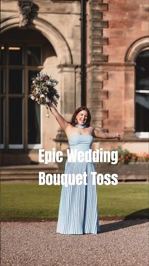 Epic Wedding Bouquet Toss,Behind the Scenes with GoPro Sound 🎉💐