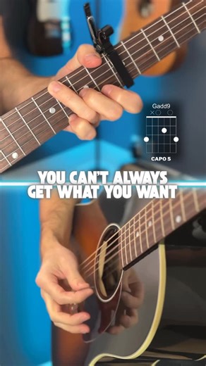 Guitar Coaching Online on Instagram: "you can’t always get what you want (the rolling stones) guitar tutorial [standard tuning] #guitarlesson #rollingstones #acousticguitar"