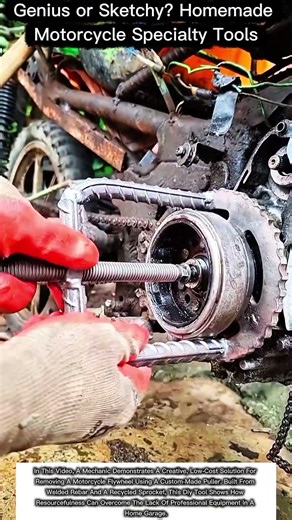 Genius or Sketchy? Homemade Motorcycle Specialty Tools 🛠️