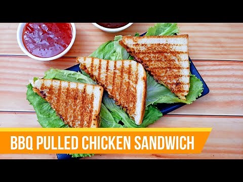 BBQ Pulled Chicken Sandwich Recipe | Leftover Chicken Recipe