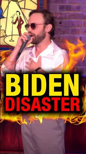 when Biden visits disaster zones #standupcomedy #standup #biden