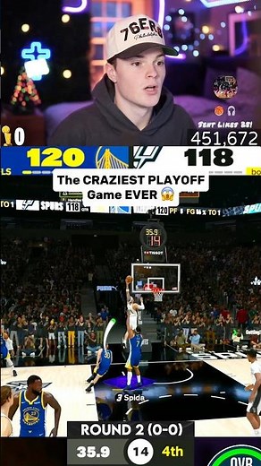 The Craziest PLAYOFF Game EVER 😱 #fyp #xospida #nba2k #nba2k26 #nba2k26mycareer