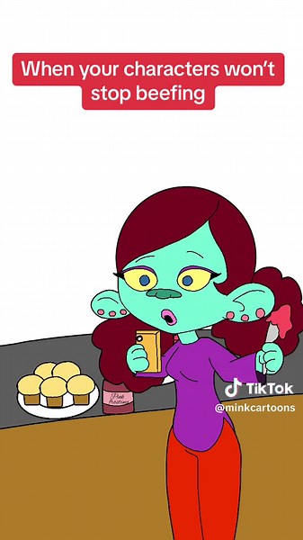 Cartoon Fight Animation: Characters Causing Chaos