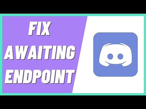 How To Fix Awaiting Endpoint Discord