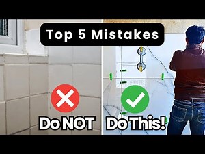 How to Install Bathroom Tiles | Wall Tile Installation for beginners. Wall Tiles Fixing Step-by-Step