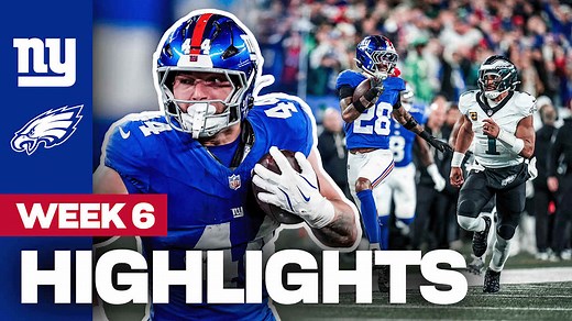 Highlights: New York Giants 34, Philadelphia Eagles 17